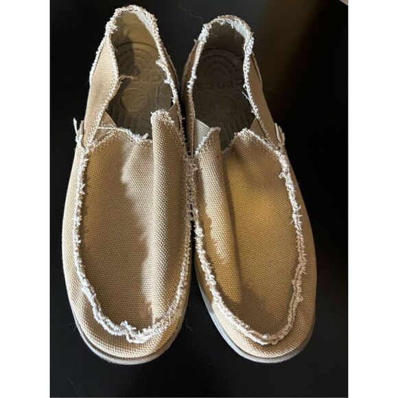 Crocs Slip On Canvas Loafers - Picture 1 of 5